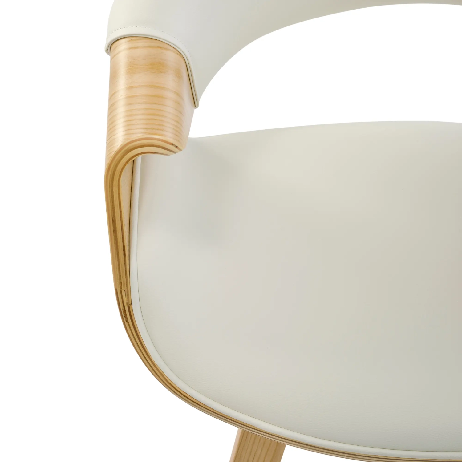 Burrow Sedia da pranzo in legno di acero Z | Design imbottito “ Nordic ”