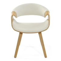 Burrow Silla de comedor Z de madera de arce | Diseño tapizado Nordic