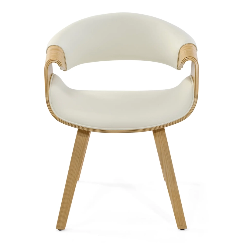 Burrow Esszimmerstuhl „Z“ aus Ahornholz | „ Nordic “ – Design mit Polsterung