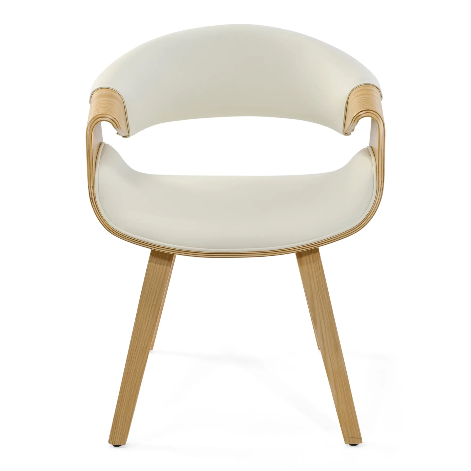 Burrow Jídelní židle Z z javorového dřeva | Čalouněný design „ Nordic “