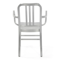 Industrial Aluminium Chair with Armrests