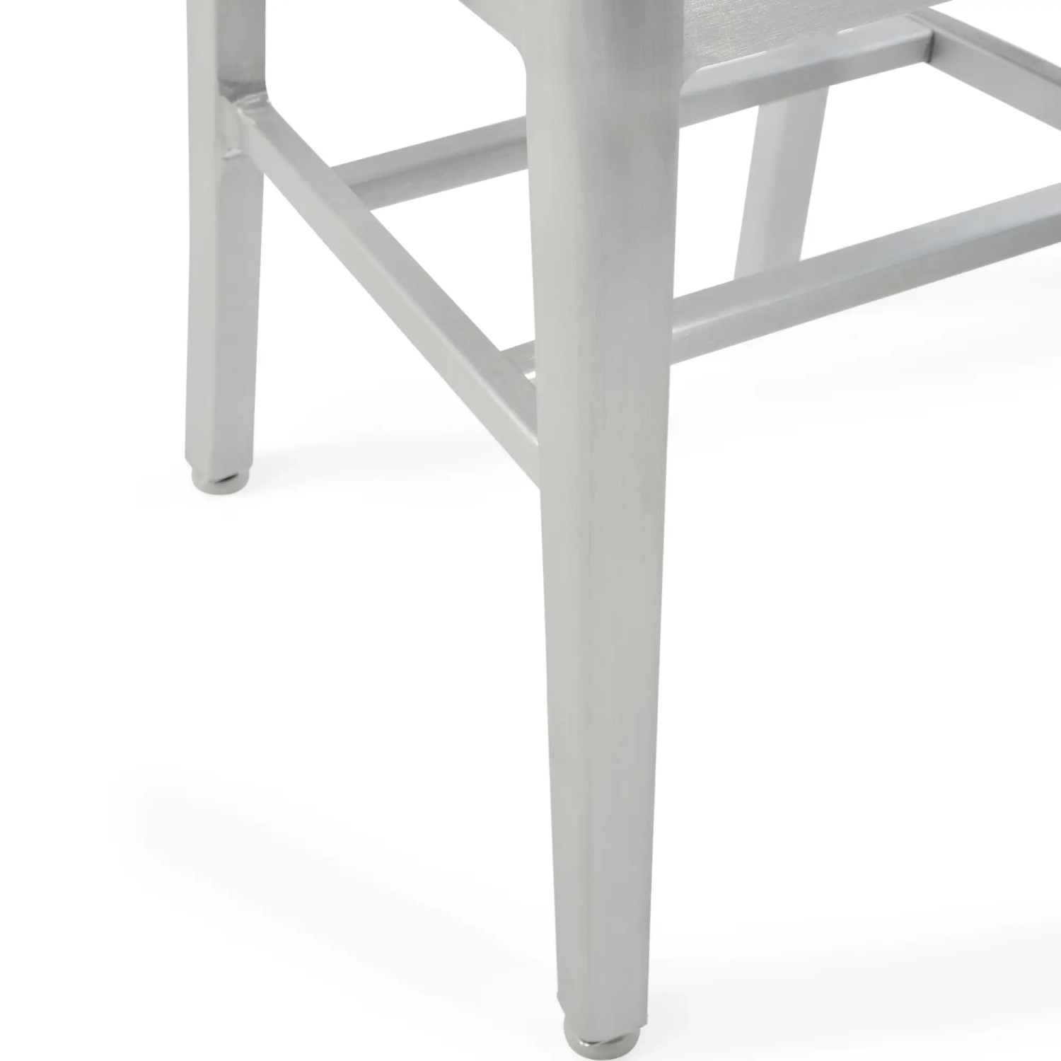 Chaise industrielle en aluminium Navi Army avec accoudoirs | Pour l'intérieur et l'extérieur
