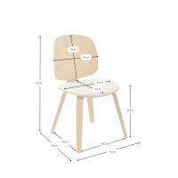 Hut S Esszimmerstuhl aus Ahornholz | Nordic Skandinavisches Design