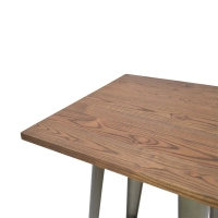 Alta Bistro Dark Legs Antik industriellt bord