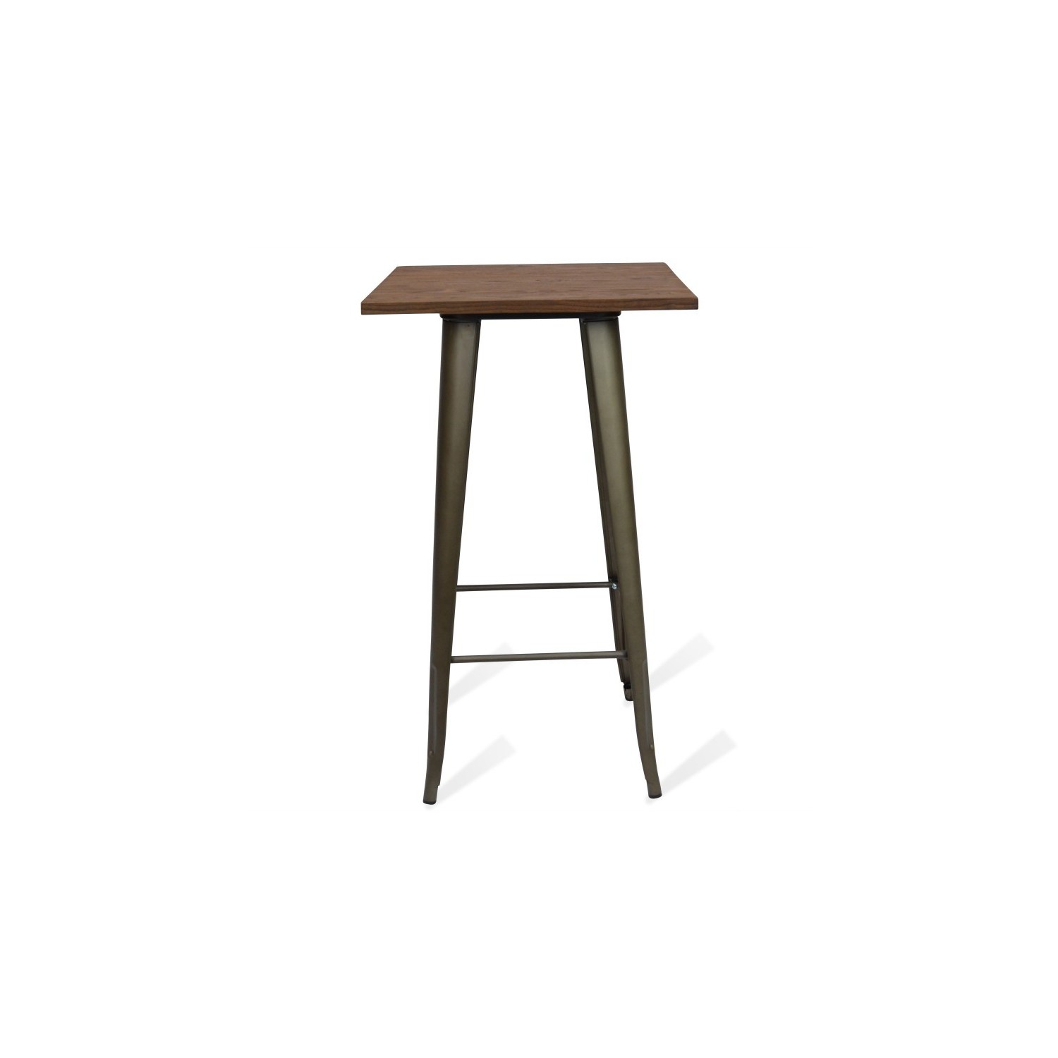 Mesa industrial Alta Bistro Dark Legs Antique