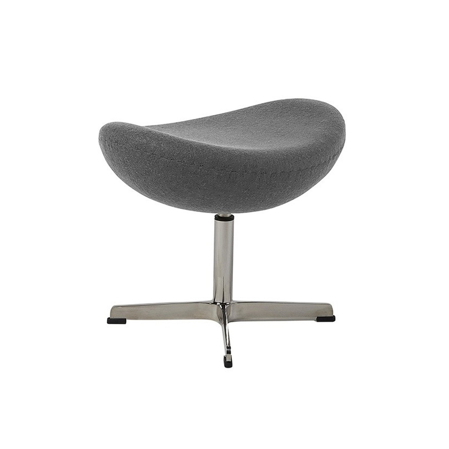 Egg Chair mit Fußstütze asu Kaschmir
