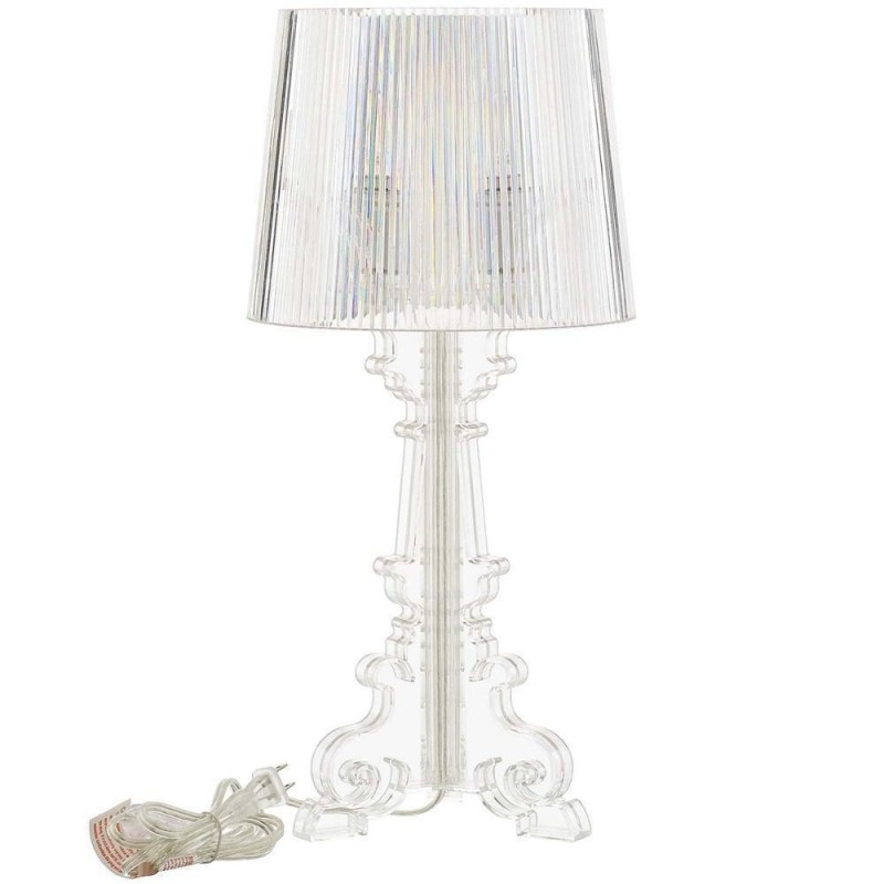 Lampe de table en méthacrylate transparent Burgo