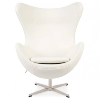 Réplica Silla Egg Chair de Piel del diseñador Arne Jacobsen