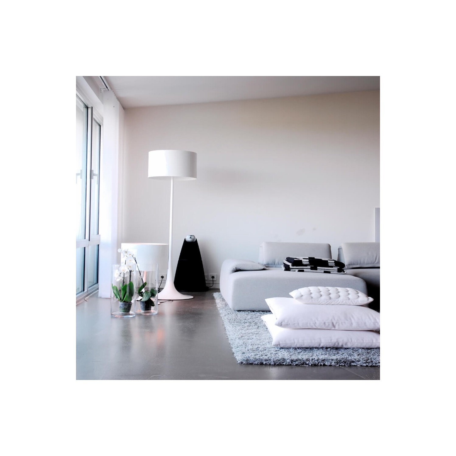Replica van de Spun Light Vloerlamp