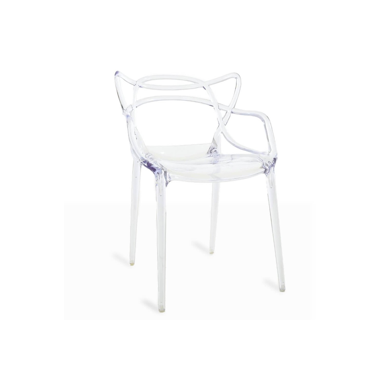 Inspiración Silla Masters transparente del aclamado diseñador Phillipe Starck
