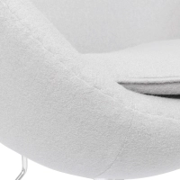Réplica Silla Egg Chair en Cachemir del diseñador Arne Jacobsen