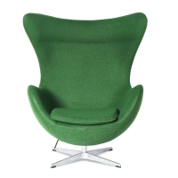 Réplica Silla Egg Chair en Cachemir del diseñador Arne Jacobsen
