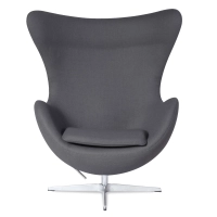 Replica Egg Chair in Cashmere from designer Arne Jacobsen