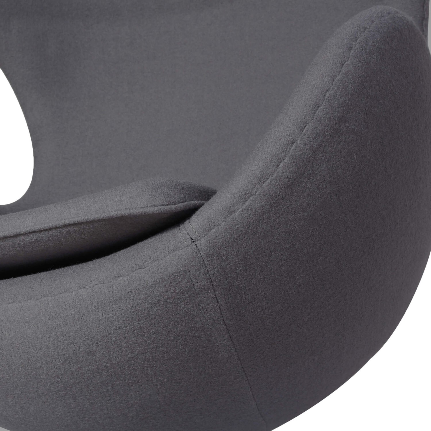 Réplica Silla Egg Chair en Cachemir del diseñador Arne Jacobsen