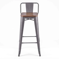 Industrial stool Bistro LB Wood Antique