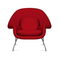 Replica van de Womb Chair door ontwerper Eero Saarinen