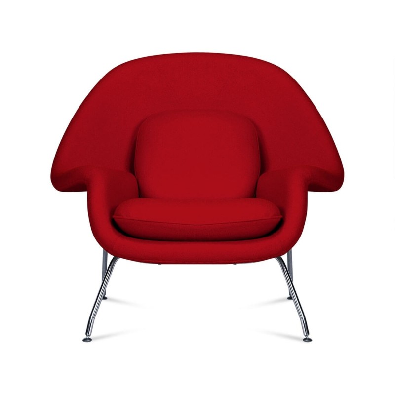 Réplique de la chaise Womb du designer Eero Saarinen