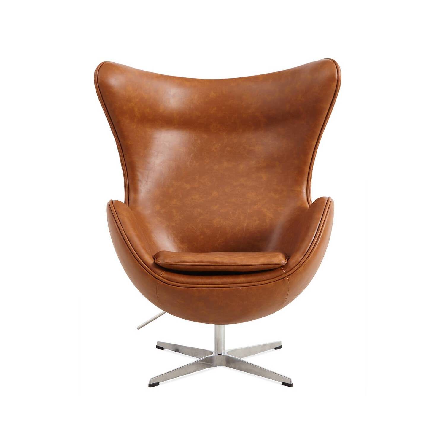 Replica Egg Chair in similpelle vintage invecchiata 