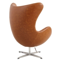 Replika Egg Chair židle z vintage zoufalé koženky