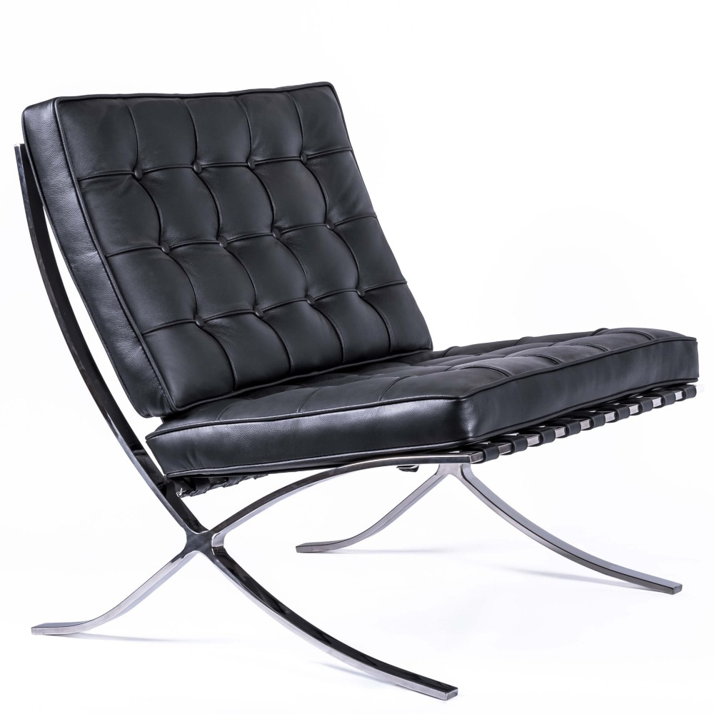 Silla Berlin Chair HQ en Piel Flor Italiana