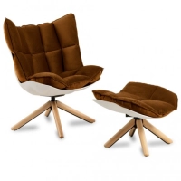 Replika designového křesla Husk Křeslo s podnožkou od skvělé designérky Patricie Urquioly