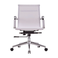 Chaise de bureau édition fixe à dossier bas en maille