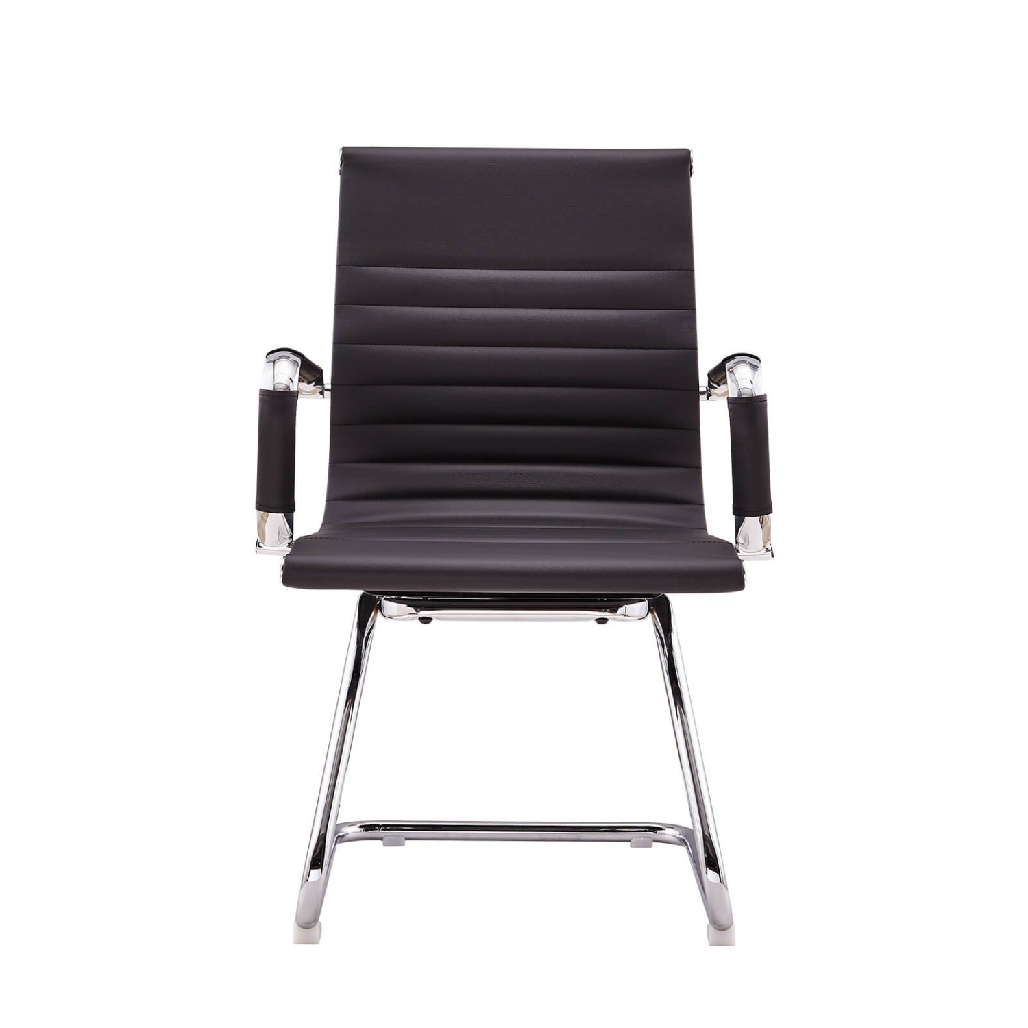 Bureaustoel Alu Lowback Fixed Edition in kunstleer