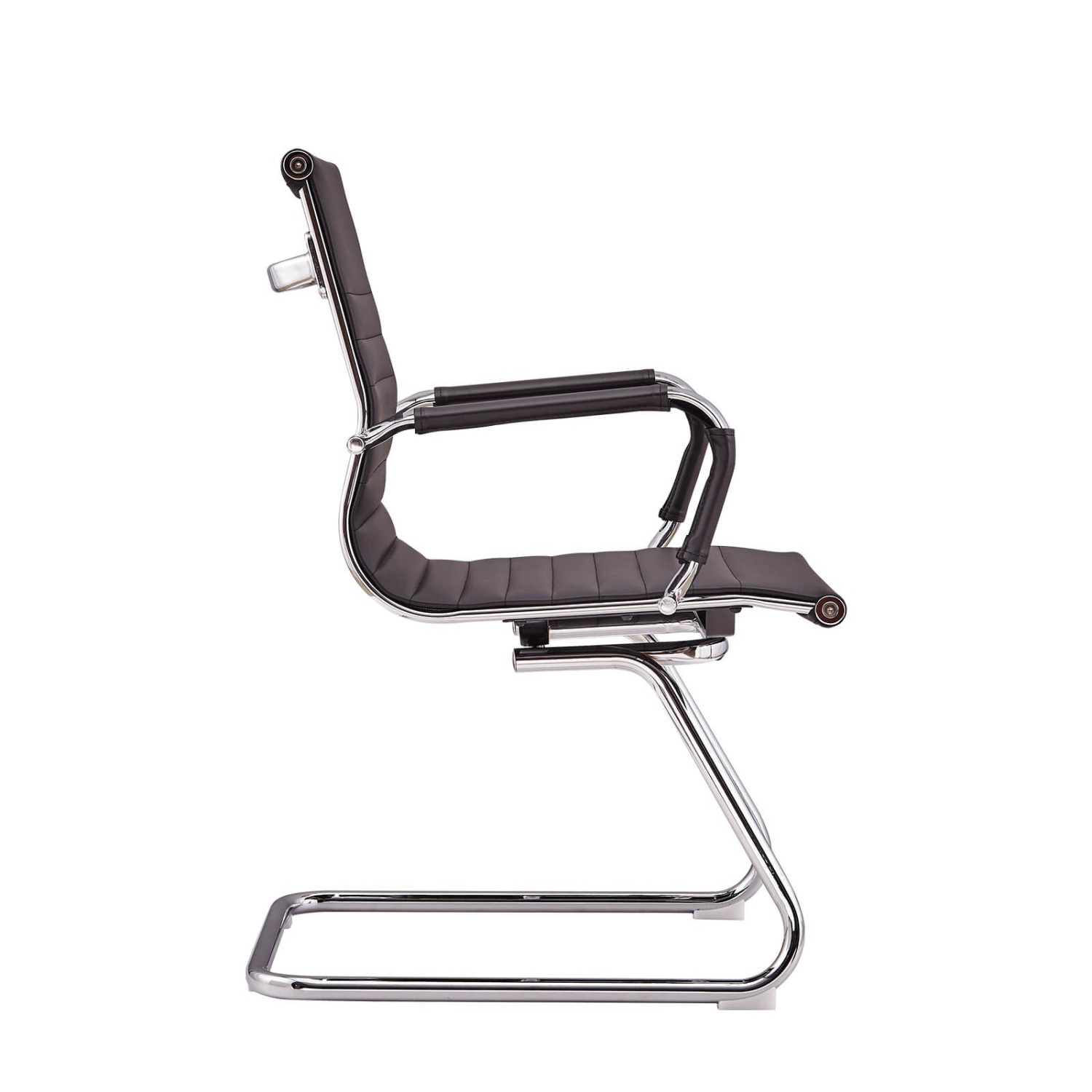 Silla Oficina Alu Lowback Fixed Edition en Polipiel
