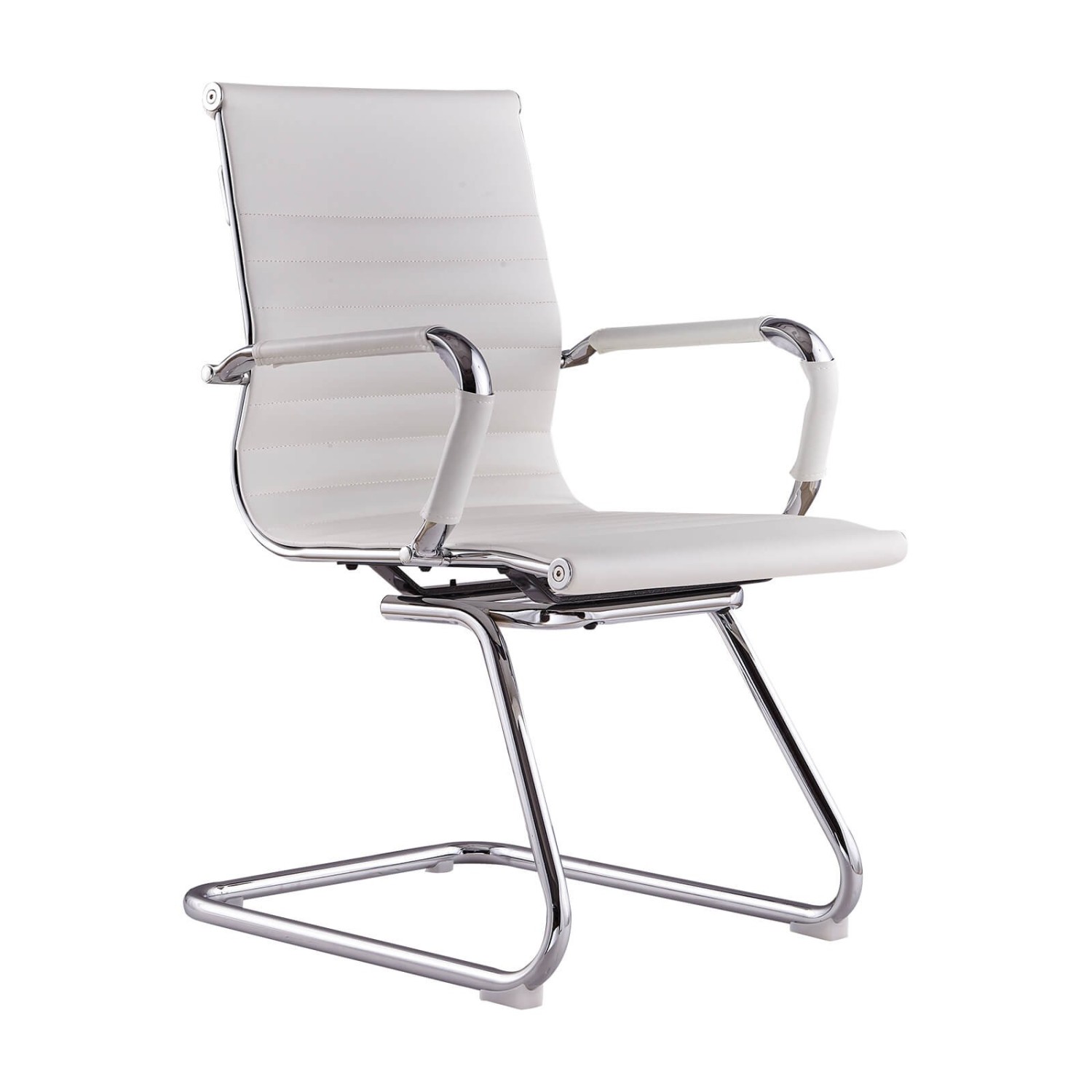 Office Chair Alu Lowback Fixed Edition in Leatherette