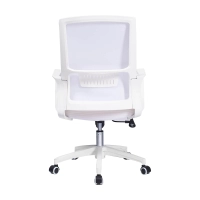 Chaise de bureau à dossier bas Mesh Ergo en maille de fibres