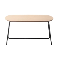 Table Basse Carrée 80x80cm en Bois de Chêne