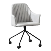 Silla Oficina Tapizada Estilo Vintage 