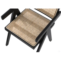Réplica silla Chandigarh con brazos del diseñador Pierre Jeanneret 
