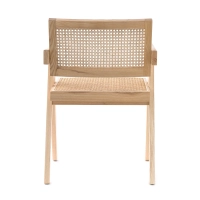 Réplica silla Chandigarh con brazos del diseñador Pierre Jeanneret 