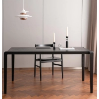 Inmod rechthoekige houten eettafel