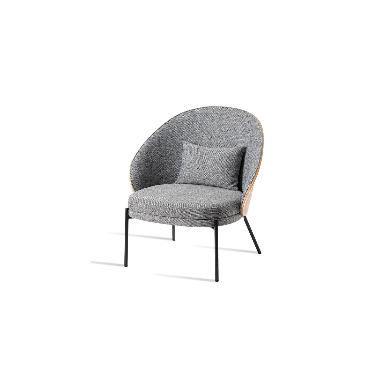 Sillón nórdico Earth con cojín en algodón