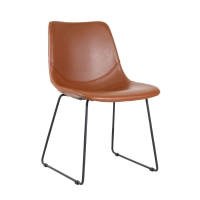 Silla Industrial City Tapizada en Polipiel