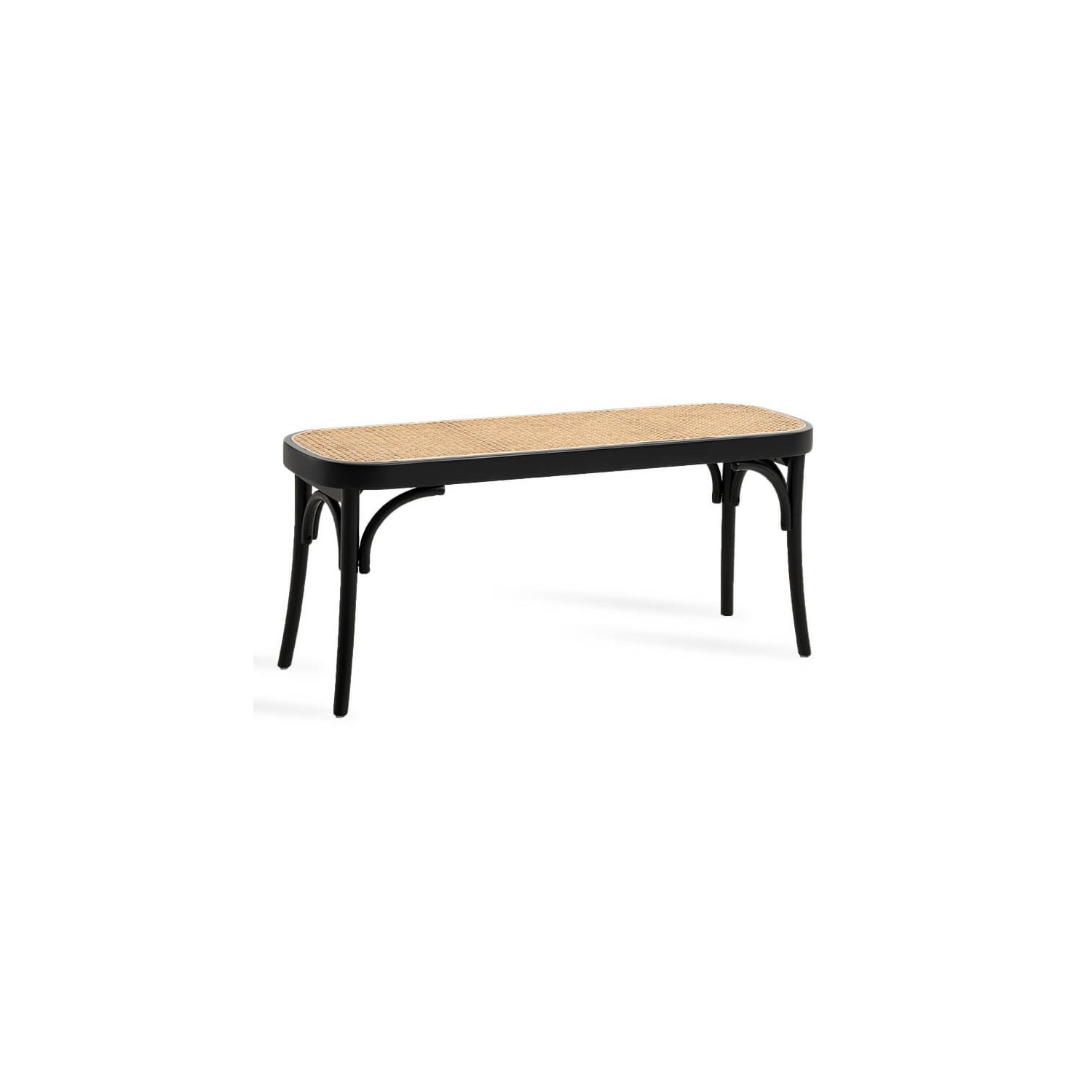 Banco Oldhouse vintage em vime natural