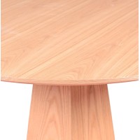 Nest eettafel van 100 cm in essenhout