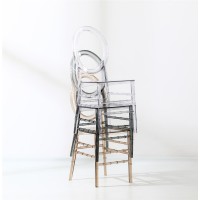 Chaise Isabelle Ghost en polycarbonate transparent
