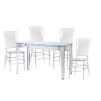 Pack Table Ghost 120cm Et 4 Chaises Felipe Ghost