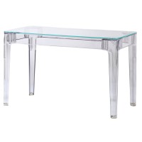 Zapakuj stół Ghost 120 cm i 4 krzesła Felipe Ghost