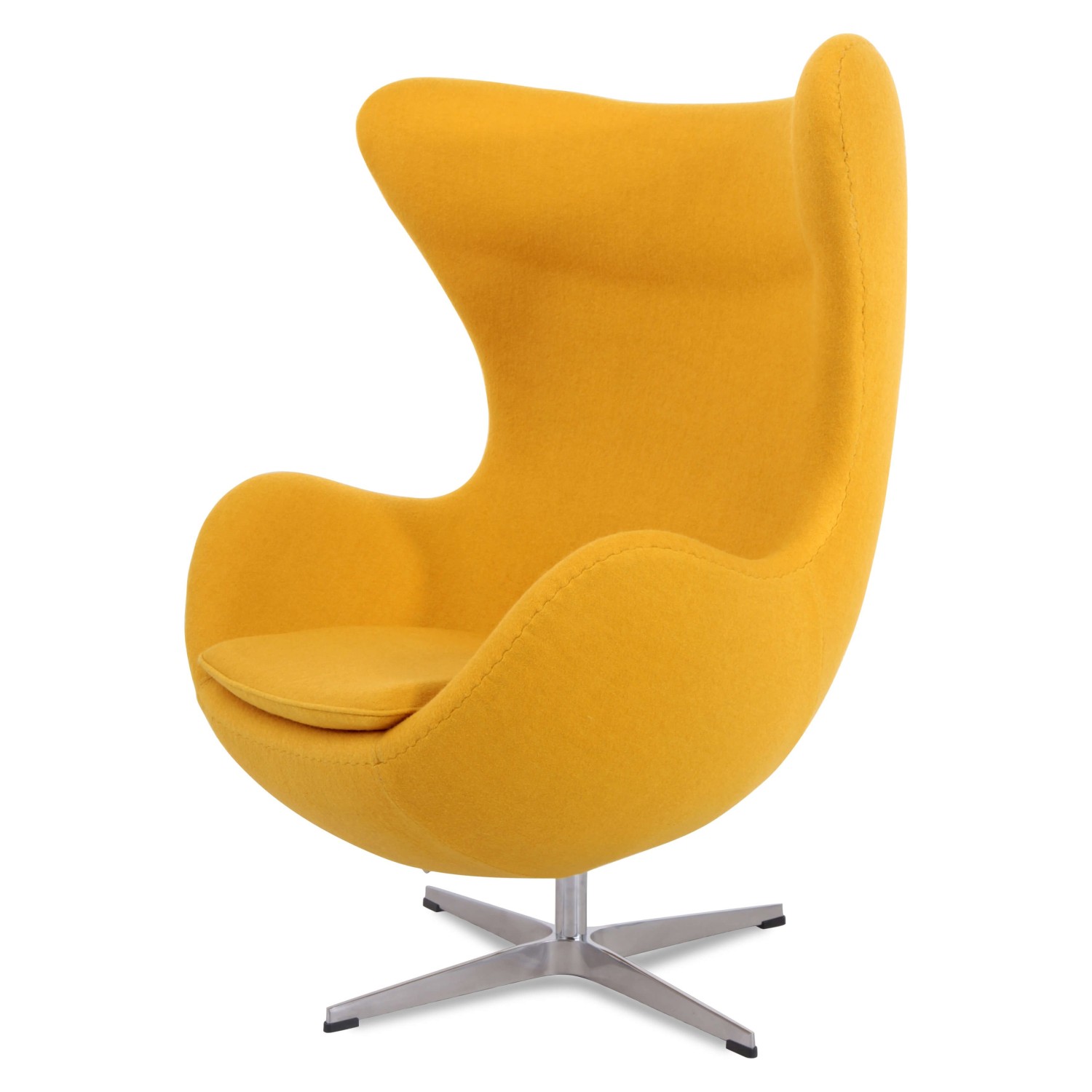 Réplica Silla Egg Chair en Cachemir del diseñador Arne Jacobsen