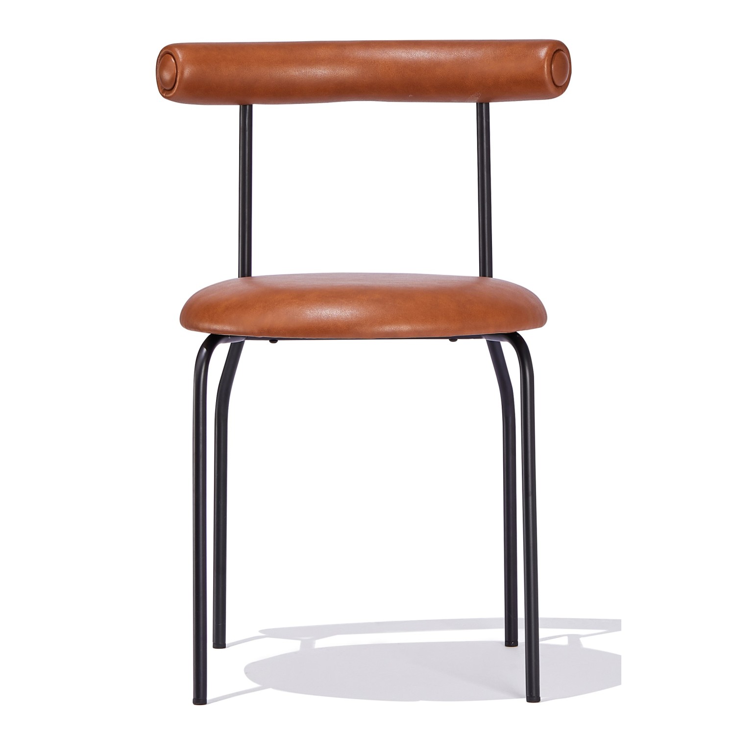 Industrial chair Elbow upholstered in leatherette