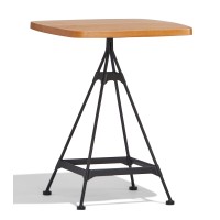 Mesa alta industrial Amadeus em madeira de faia