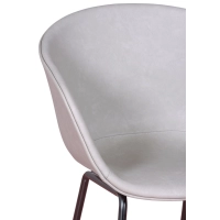 Chaise rembourrée Denver en simili cuir
