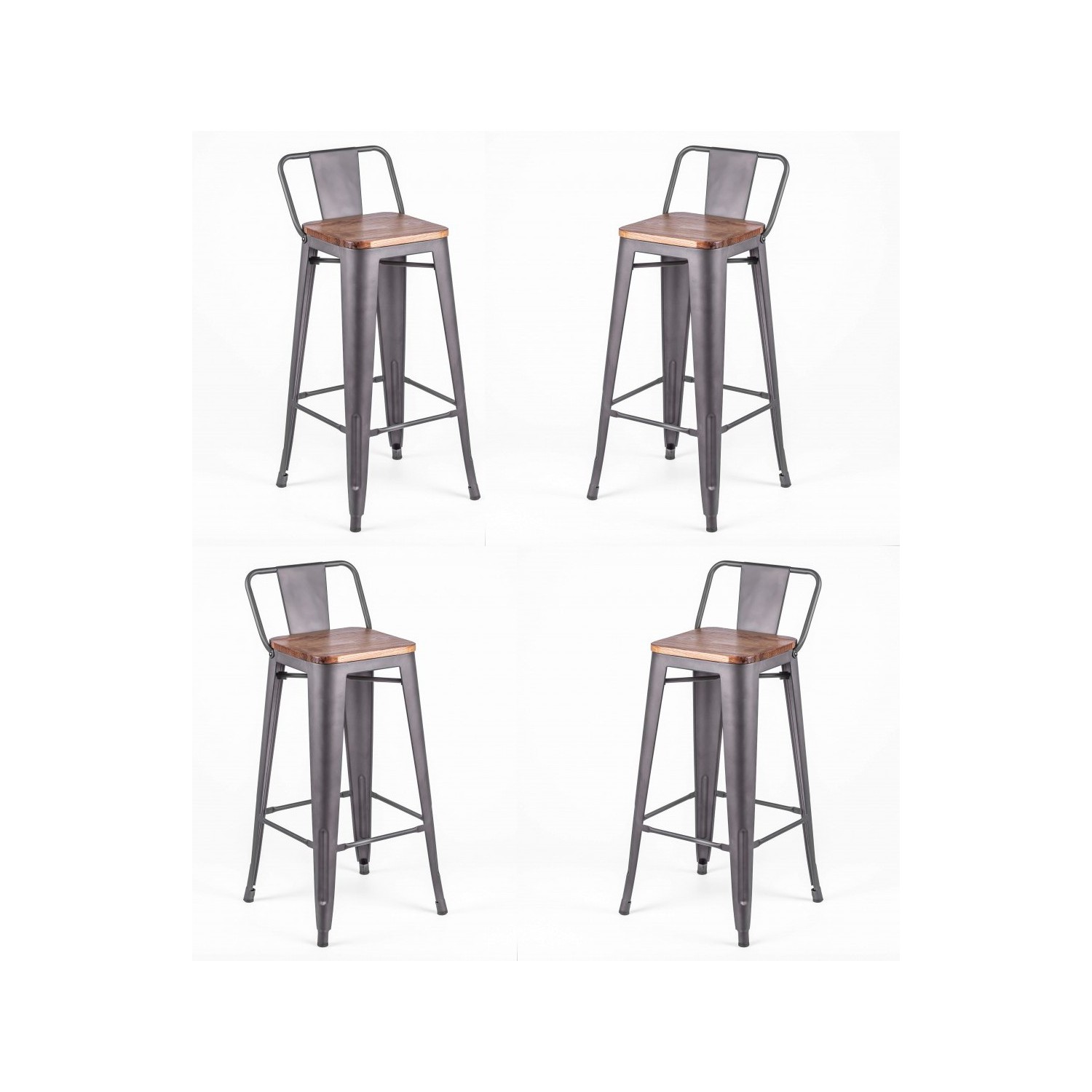 Taburete industrial Bistro LB Wood