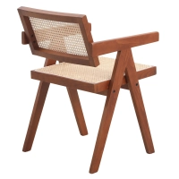 Replica Chandigarh stoel met armen door ontwerper Pierre Jeanneret 