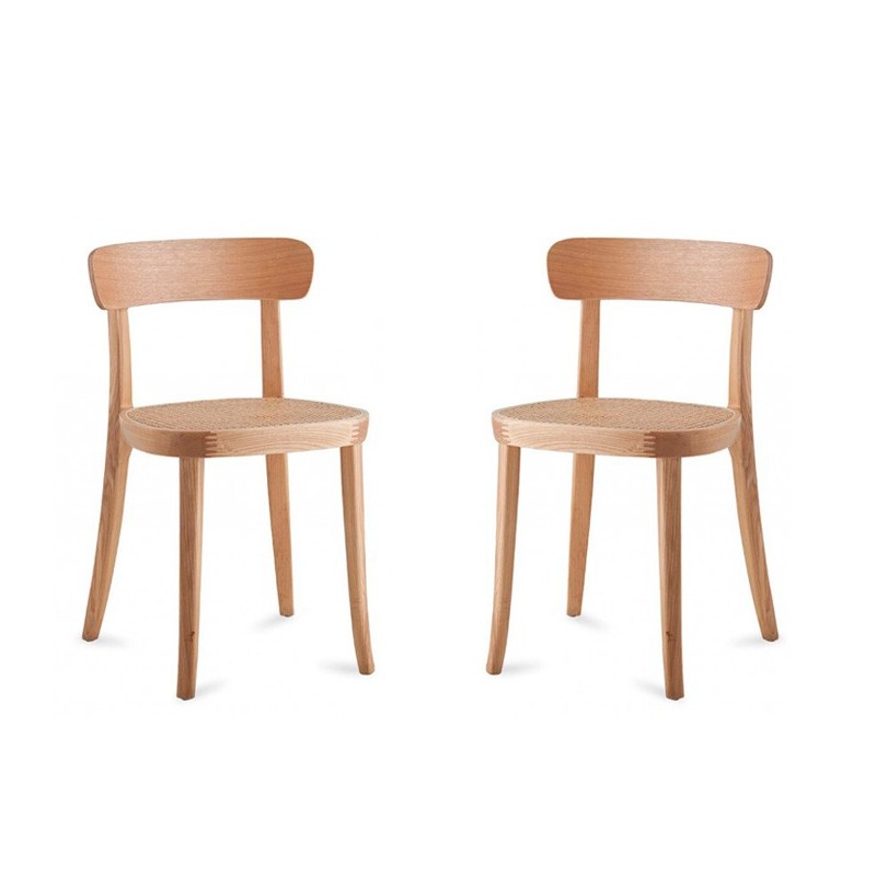 PACK 2 CHAISES TOURS EN FRÊNE