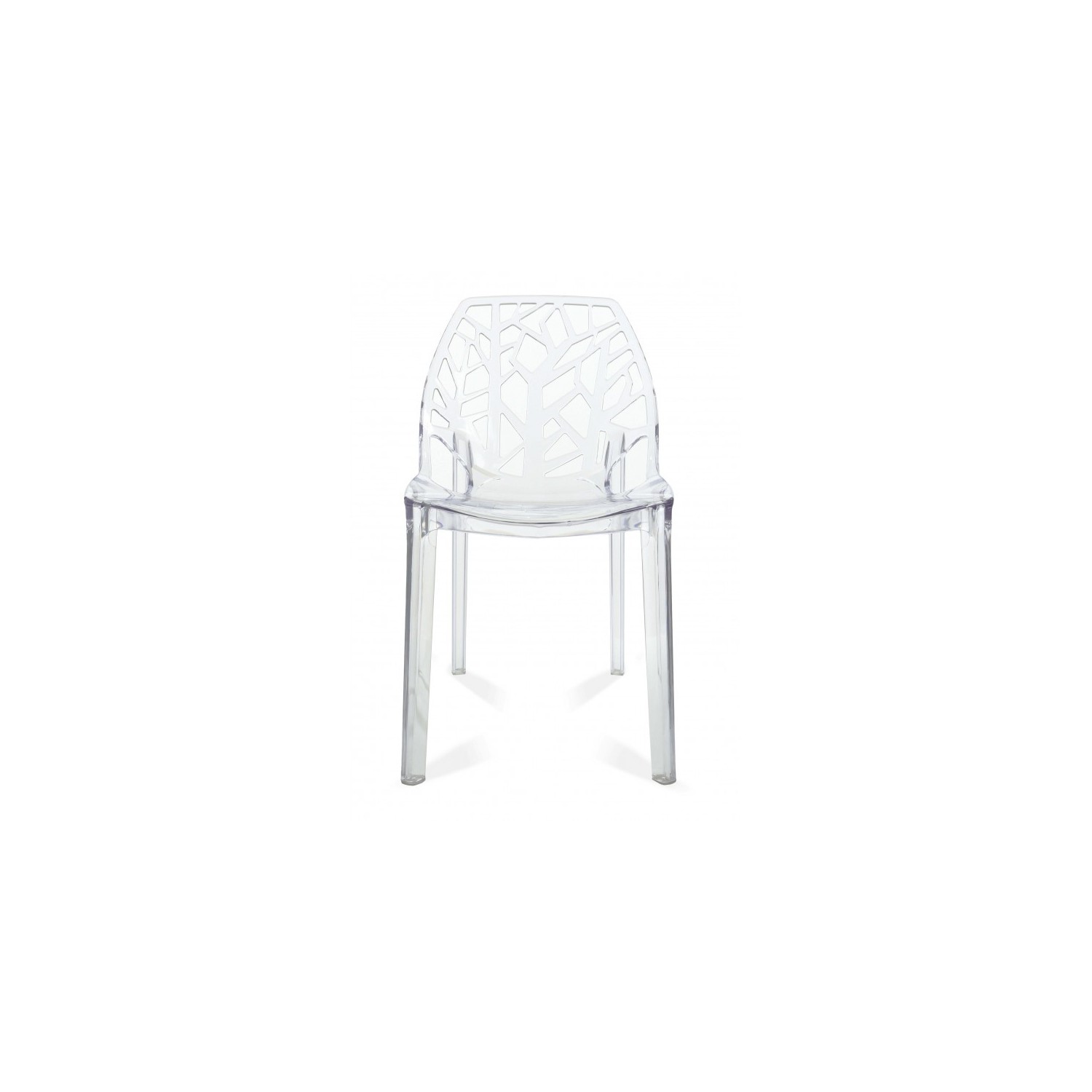 PACK 4 SILLAS VEGTAL TRANSPARENTES
